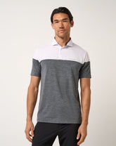 White Travis Mathew Heater Pro Color Block Polo