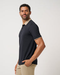 Black Travis Mathew All Day Social Club Polo