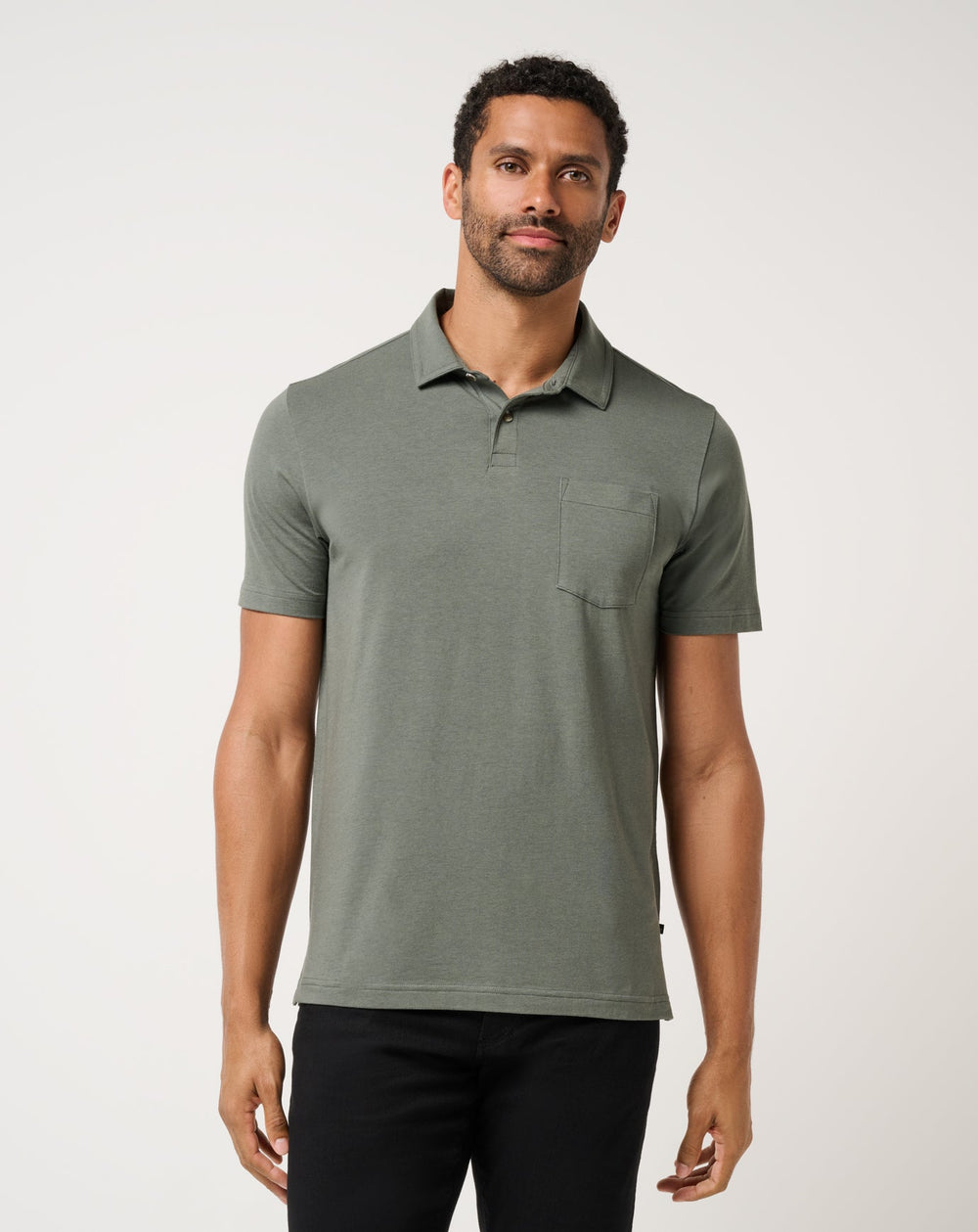 Dark Olive Travis Mathew The Cloud Polo