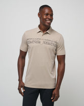 Oxford Tan Travis Mathew Deserted Cove Polo