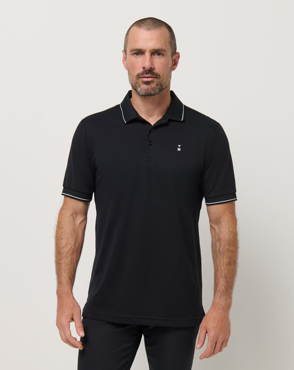 Black Travis Mathew Happier Hour Polo