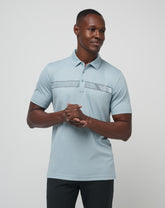 Heather Dusty Blue Travis Mathew Fresh Catch Polo