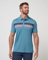 Captains Blue Travis Mathew Good Good Patriot Polo