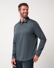 Mood Indigo/Vintage Indigo Travis Mathew The Zinna 2.0 Long Sleeve Polo