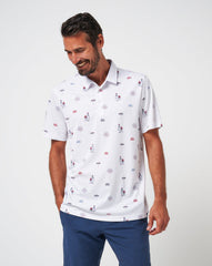 White Travis Mathew Neighborhood Party Polo