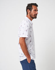 White Travis Mathew Neighborhood Party Polo