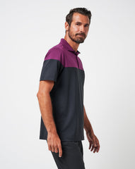 Black Travis Mathew Burnley Pushback Polo