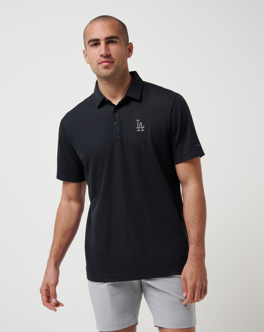 Black Travis Mathew Los Angeles Dodgers Playoff Pitch Polo