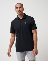 Black Travis Mathew Los Angeles Dodgers Playoff Pitch Polo