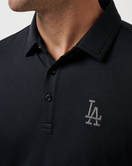 Black Travis Mathew Los Angeles Dodgers Playoff Pitch Polo