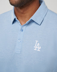 Heather Blue Travis Mathew Los Angeles Dodgers Playoff Pitch Polo