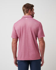 Heather Red Travis Mathew Boston Red Sox Playoff Pitch Polo