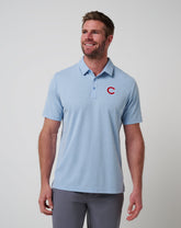 Heather Blue Travis Mathew Chicago Cubs Playoff Pitch Polo
