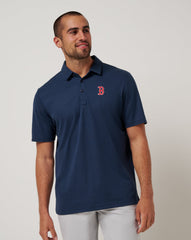 Navy Travis Mathew Boston Red Sox Playoff Pitch Polo