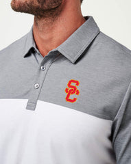Heather Quiet Shade/White Travis Mathew USC The Rudds 2.0 Polo