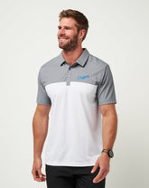 Heather Quiet Shade/White Travis Mathew Los Angeles Dodgers The Rudds 2.0 Polo