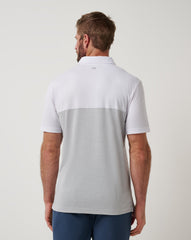 White/Heather Grey Travis Mathew Kansas City Royals Home Run Leader Polo