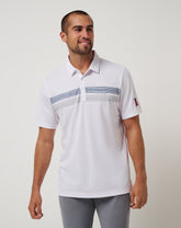 White Travis Mathew Los Angeles Angels Top Recruit Polo