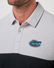 Heather Grey/Black Travis Mathew Florida Drop Back Polo