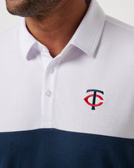 White/Navy Travis Mathew Minnesota Twins Home Run Leader Polo