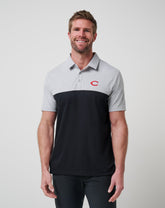 Heather Grey/Black Travis Mathew Cincinnati Reds Home Run Leader Polo