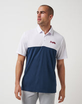 White/Navy Travis Mathew Atlanta Braves Home Run Leader Polo