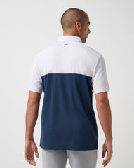 White/Navy Travis Mathew Atlanta Braves Home Run Leader Polo