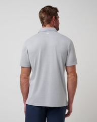 Heather Grey Travis Mathew Chicago Cubs Playoff Pitch Polo