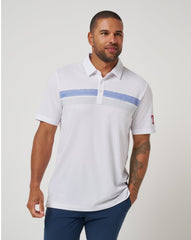White Travis Mathew Texas Rangers Top Recruit Polo