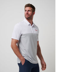 White/Heather Grey Travis Mathew Philadelphia Phillies Home Run Leader Polo