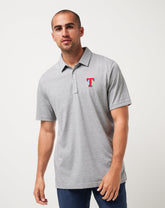 Heather Grey Travis Mathew Texas Rangers The Zinna Polo