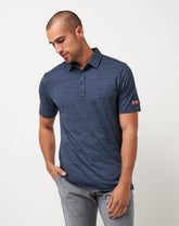 Vintage Indigo/Black Travis Mathew Atlanta Braves The Heater Polo