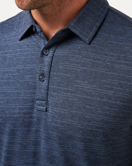 Vintage Indigo/Black Travis Mathew Atlanta Braves The Heater Polo