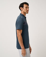 Mood Indigo/Vintage Indigo Travis Mathew Good Good Acropolis Polo