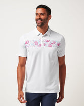 White Travis Mathew Good Good Flourish Polo