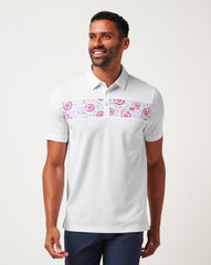 White Travis Mathew Good Good Flourish Polo