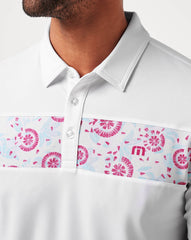 White Travis Mathew Good Good Flourish Polo