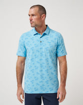Air Blue Travis Mathew Port Day Polo