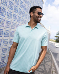 Eggshell Blue Travis Mathew Acropolis Polo