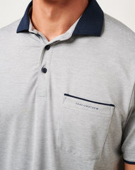 Heather Medium Grey Travis Mathew Call It Off Polo