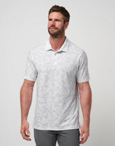 White Travis Mathew Featherweight Steep Wave Polo