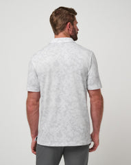 White Travis Mathew Featherweight Steep Wave Polo