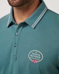 Silver Pine Travis Mathew Patron Parade Polo