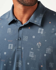 Mood Indigo/Vintage Indigo Travis Mathew Quick Trip Polo