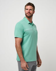Wasabi Travis Mathew Featherweight Chest Stripe Polo