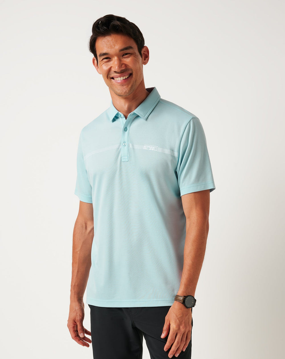 Cory Blue Travis Mathew Lake Breeze Polo