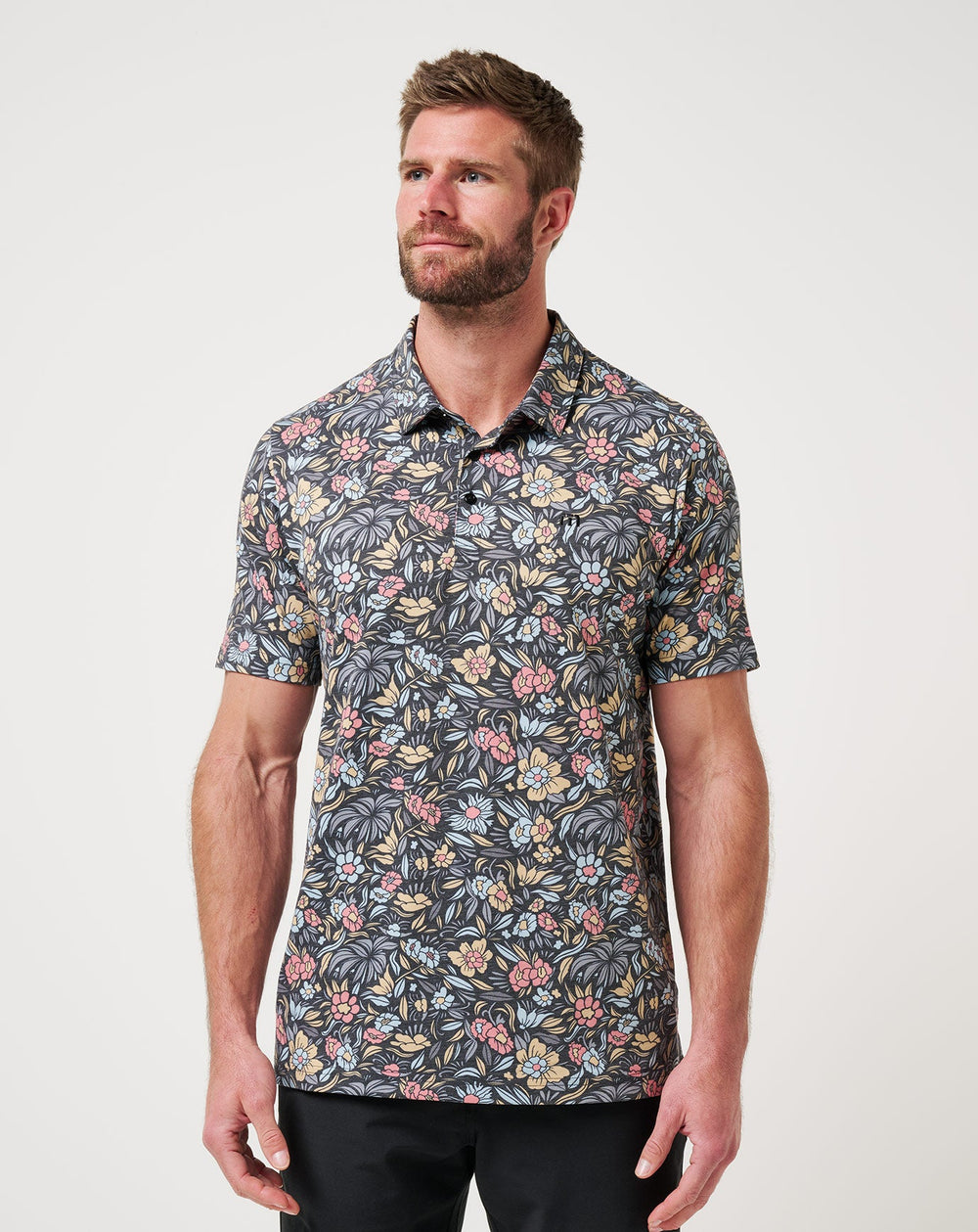 Black Travis Mathew Featherweight Day Cruise Polo