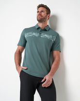 Balsam Green Travis Mathew Stealth Handoff Polo