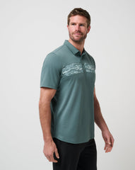 Balsam Green Travis Mathew Stealth Handoff Polo