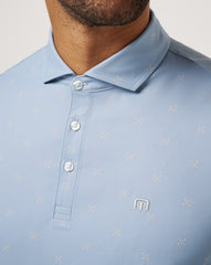 Dusty Blue Travis Mathew Air Taxi Polo